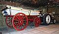 Rear display are in main barn at the Yorkshire Museum of Farming at Murton Park, , , England.